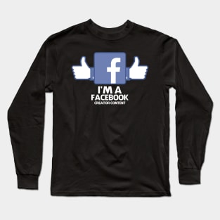 Facebook Creator Content Long Sleeve T-Shirt